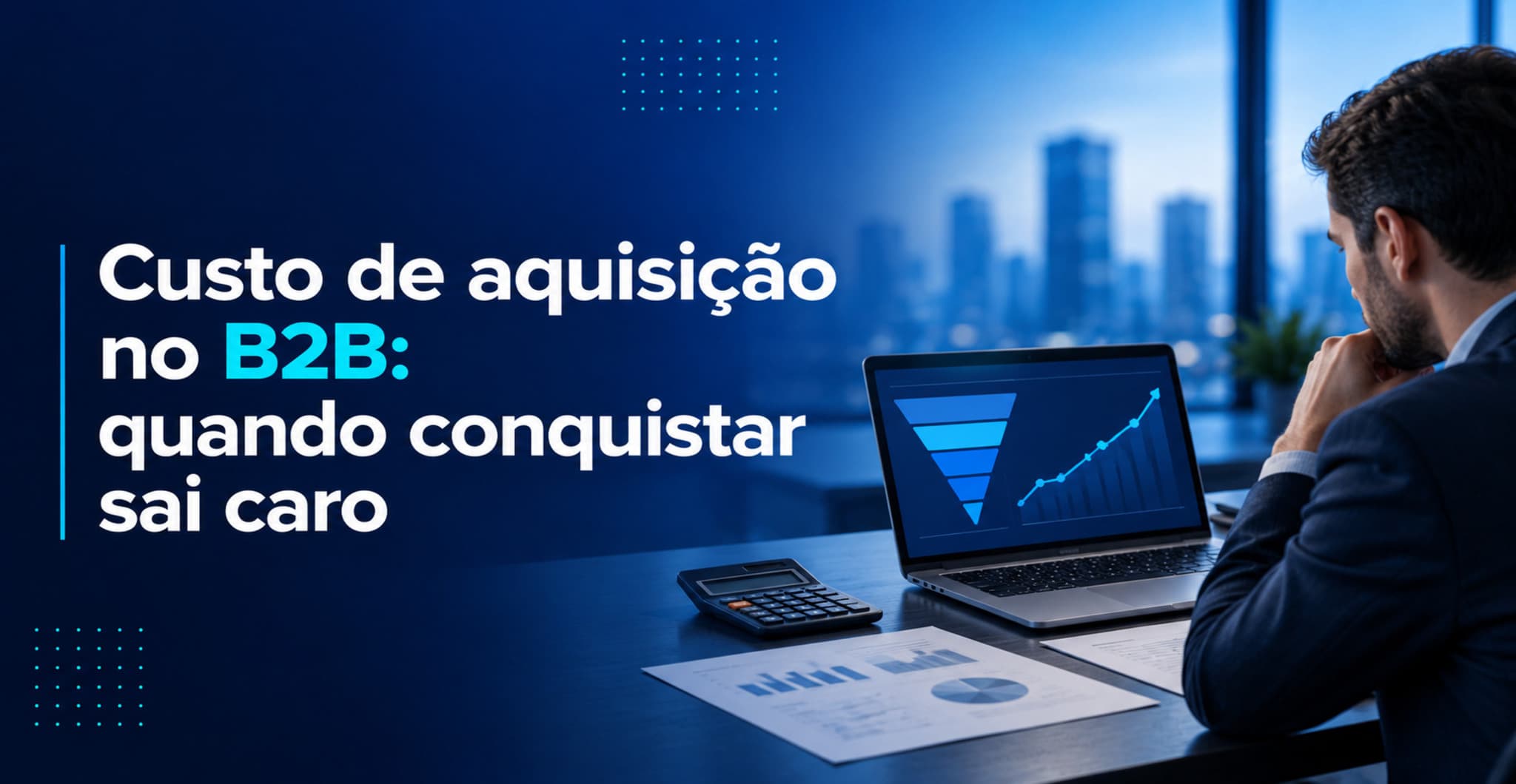 Custo de aquisição no B2B: quando conquistar clientes sai caro