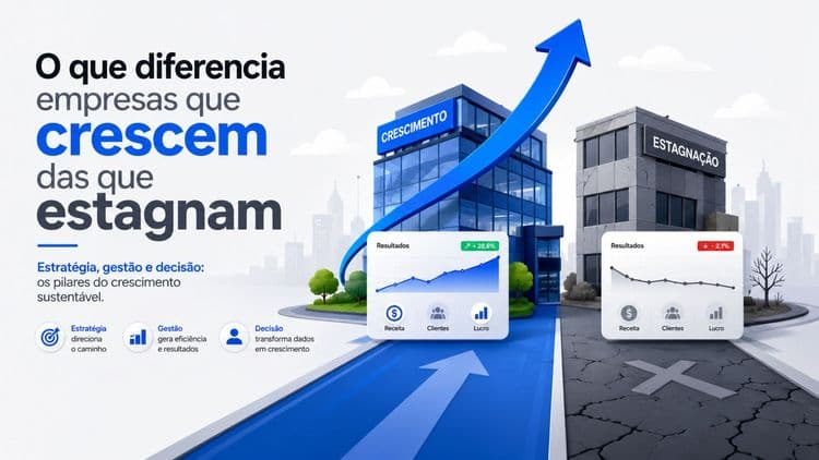 O que diferencia as empresas que crescem das que estagnam no mercado atual?