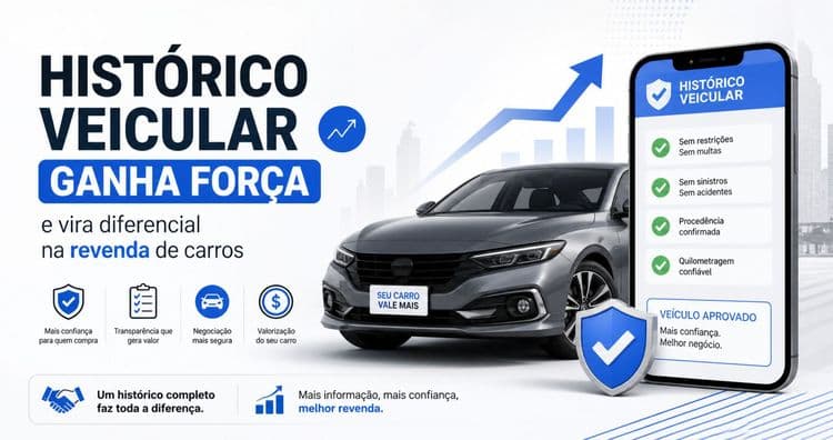 Histórico veicular se consolida como diferencial competitivo na revenda de veículos